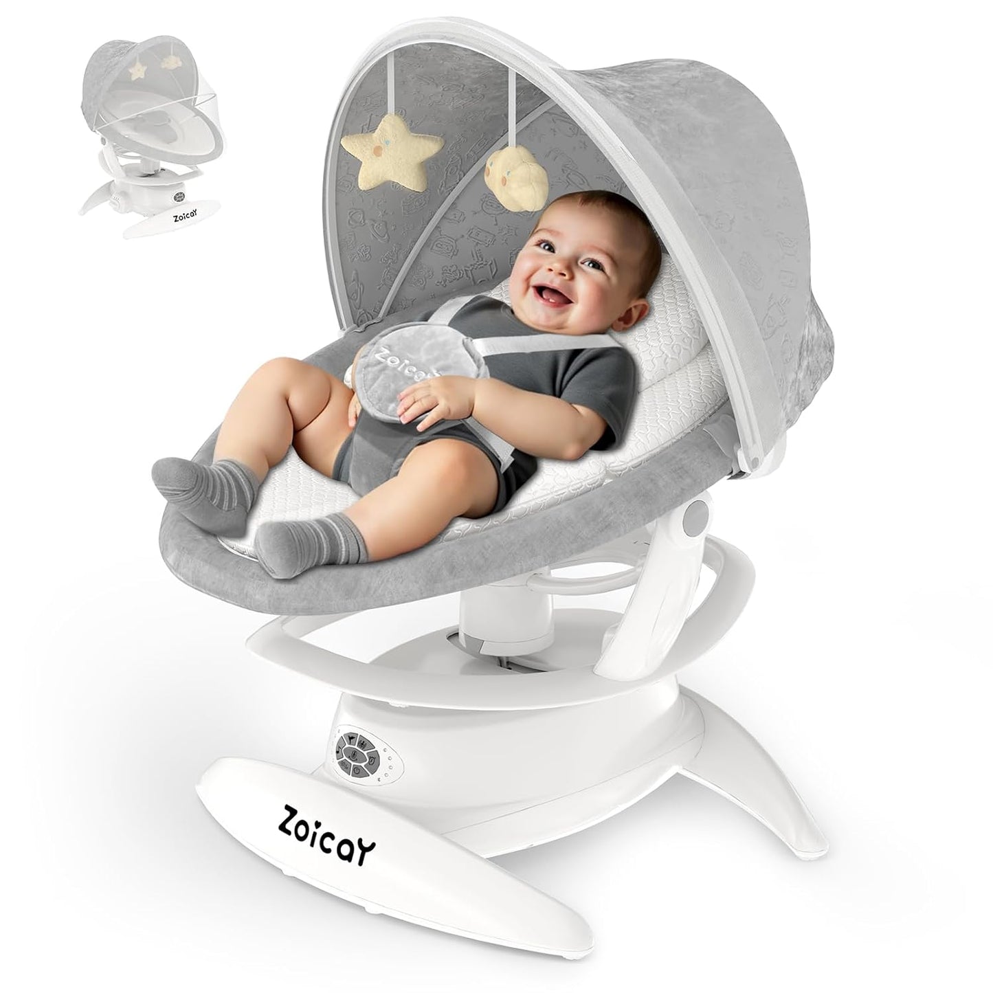 Zoicay 3-in-1 Electric Baby Swing
