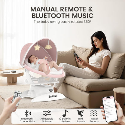 Zoicay 3-in-1 Electric Baby Swing