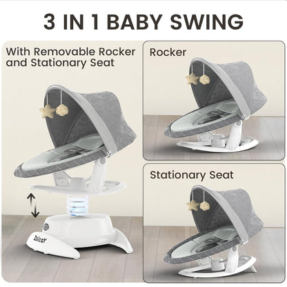 Zoicay 3-in-1 Electric Baby Swing